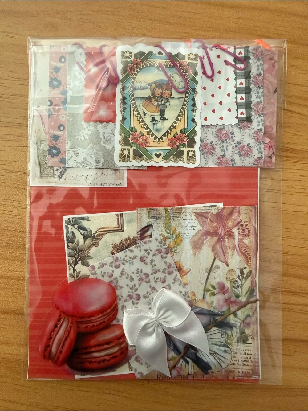 Small Mystery Junk Journal Scrap Ephemera Pack